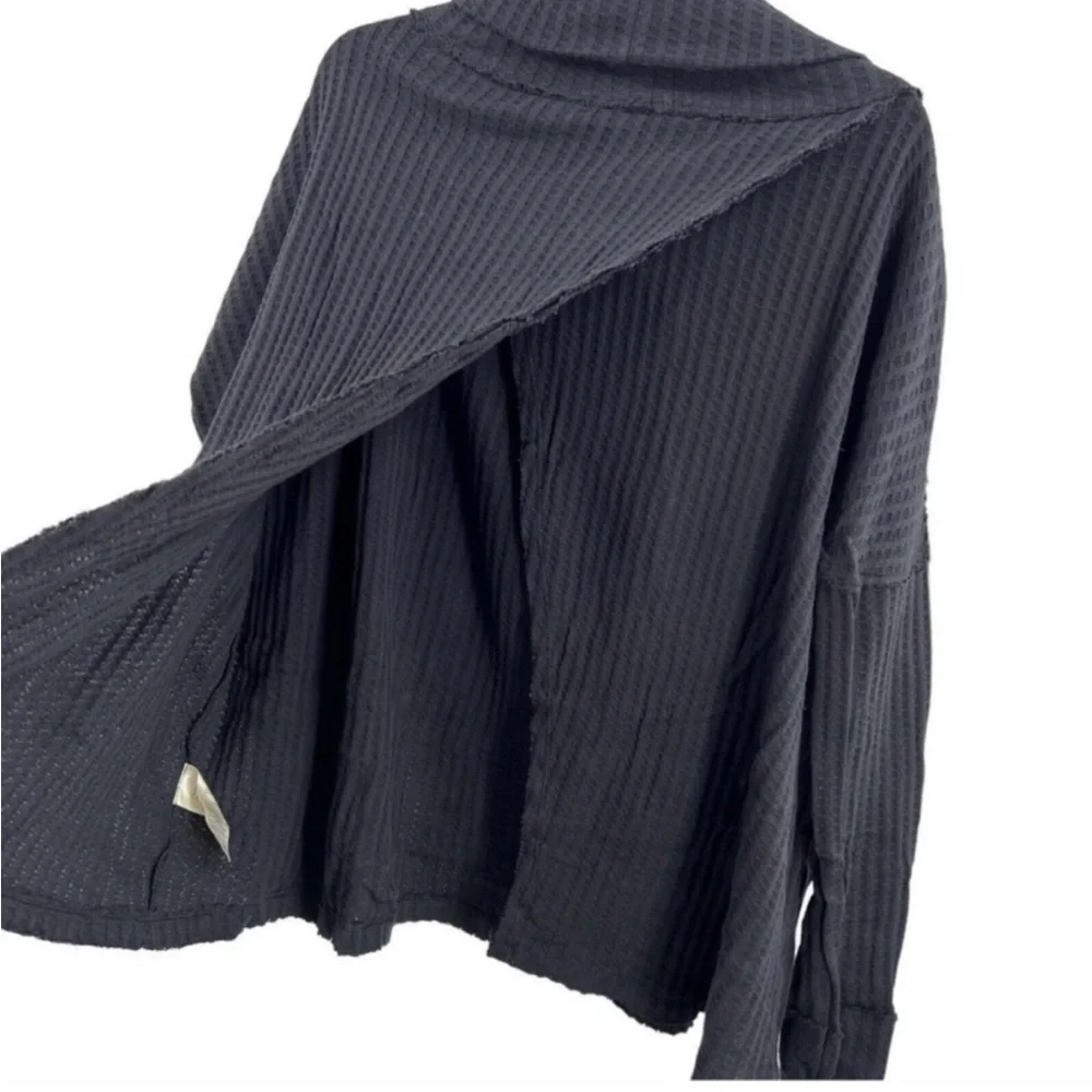 NWT Free People Juicy long sleeve tunic in black - Picture 5 of 10